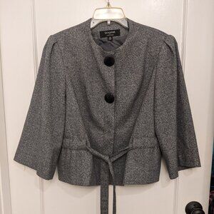 Signature by Larry Levine  Blazer Jacket Belted Lined Sz 12